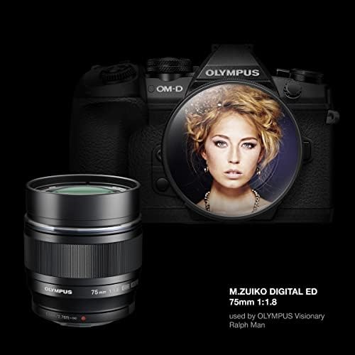 OM SYSTEM на OLYMPUS M. Zuiko Digital 75mm F1.8 Black За система фотоапарати Micro Four Thirds, Компактен дизайн,
