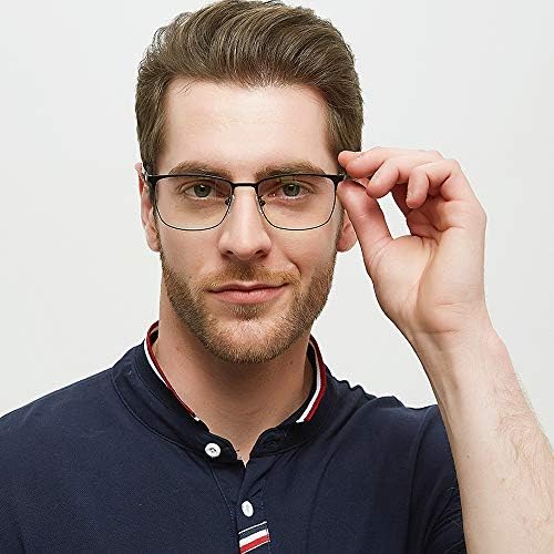 Очила за четене от лек материал YGRQ Черен цвят от +1.0 до +3,0