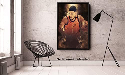 Плакат RUIYAN Devin букър т на стената, Стенен декор Баскетболист, Подарък за Мъж в Пещерата, Художествена печат на Финикс