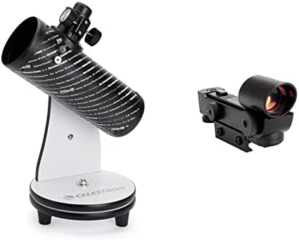 Телескоп Celestron 21024 FirstScope и комплект аксесоари 21024-ACC FirstScope (черен)