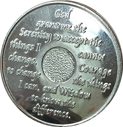 Монета анонимни алкохолици (АА Coin) Юбилейна Медальон възстановяване/рожден Ден на Черно/Сребърна Монета