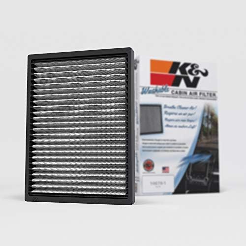 Въздушен филтър на купето K & N: Висококачествен, моющийся, нетният поток на въздуха във вашия салон Смяна на въздушния филтър