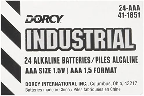 DORCY INTERNATIONAL 41-1851 022617 Промишлени алкални батерии тип ААА (24 бр.)
