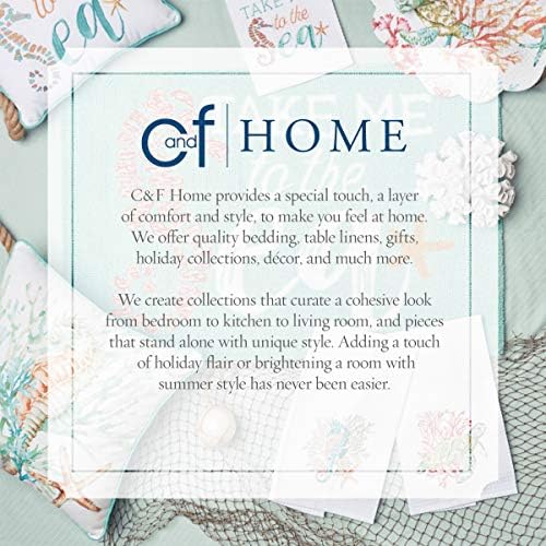 C & F Home Сейнт Китс Пълен/ Кралица Комплект от 3 теми Стеганое Одеяло Летен Плаж на Океана Крайбрежната Морска