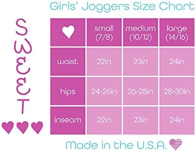 Спортни панталони Sweet Hearts за момичета - Супер Меки спортни джоггеры за бягане (3 опаковки)