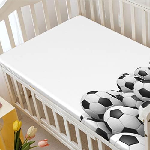 Чаршаф за легло в спортен стил, Стандартен чаршаф за матрак на детско креватче от ултра Мек материал -чудесно за стая на