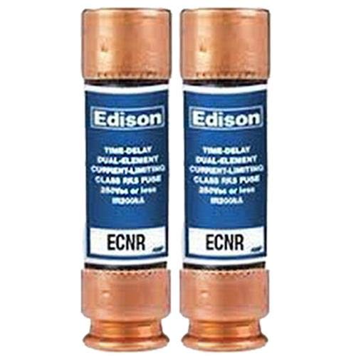(2 опаковки) Съвместима замяна на предпазители Littlefuse FLNR-15 - Edison с временна закъснение - 15 Ампера 250 -