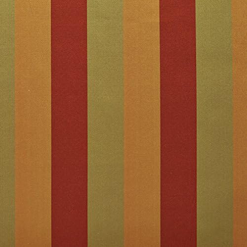 B0110C Шалфейно-зелено, червено и оранжево, плътна 3-цветна подложка в ивица от копринен сатен в парцела