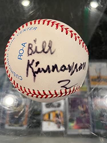 Съдията Бил Киннамон 1962 1968 All Star Single Signed Baseball Jsa Редки Бейзболни топки с автографи