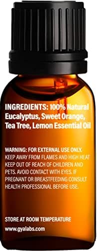 Определени масла за сън и Имунната Етерично масло за дишане Gya - Набор от Етерични масла Чисто Терапевтичен клас - 2x10
