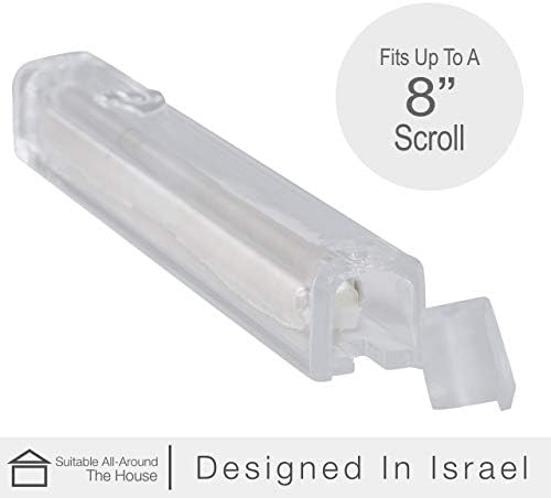 A & S Mezuzot Mezuzah Прозрачен Пластмасов калъф от люцита, Водоустойчив Защитно покритие за еврейския Домашно