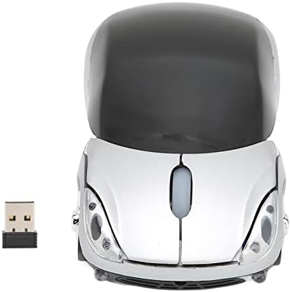 Dilwe 2,4 Ghz Безжична Автомобилна Мишка с USB приемник, 3D Спортен Автомобилен Стайлинг Детска Мишката за Win 7/XP/98/2000,