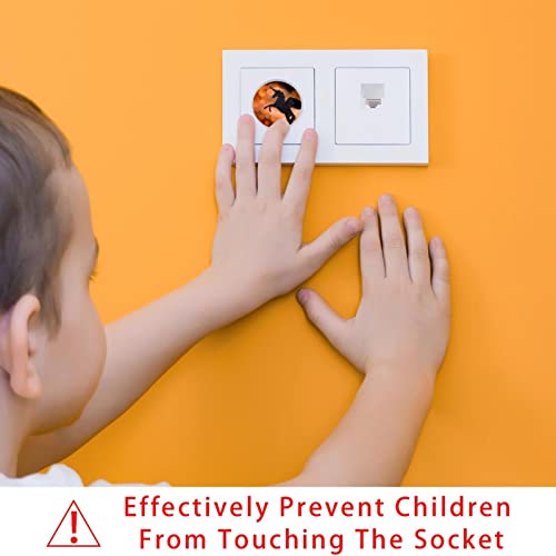 24 Опаковки на Защитени от деца Електрически Защитни Капачки За Защита на Децата От Ключове Капачки За ключове Еднорог