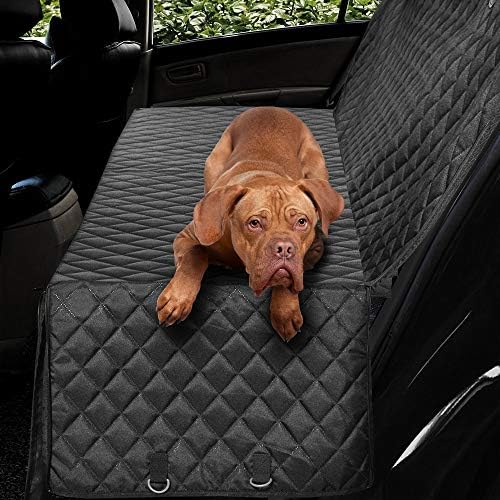 Честно Луксозни Ватирани Калъфи за автомобилни седалки за кучета със странично капак, Калъф за задна седалка за домашни