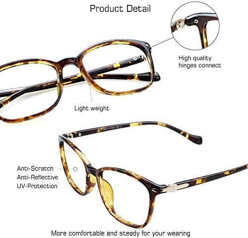 Очила за жени/мъже, Блокиране на синята светлина, За облекчаване на напрежението на очите, За четене на компютър,