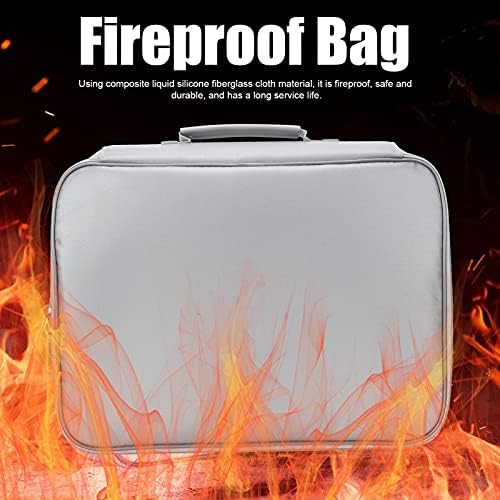 Пожароустойчива чанта за документи, многофункционална чанта за съхранение на файлове с брава и дръжка, огнезащитни