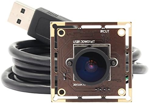ELP 1,3-Мегапикселов Модул USB-камера с ниска осветление с Широкоъгълен обектив 170 градуса Рибешко око Mini 960p UVC