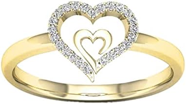 Пръстен с регулируема женски пръстен GIF Диамантени креативна декорация за Годежни пръстени с любовта от