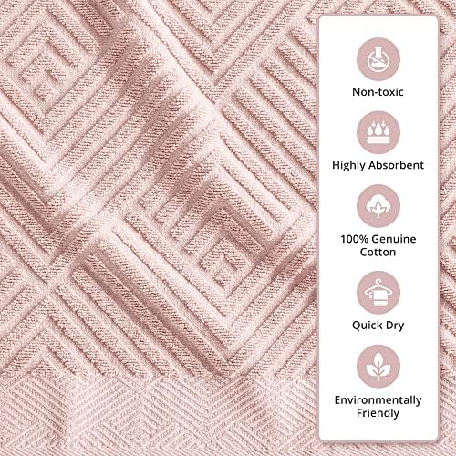 Набор от меки кърпи / хавлии NY Loft от памук | бързо съхнещи и добре абсорбиращи | Текстурирани гъба