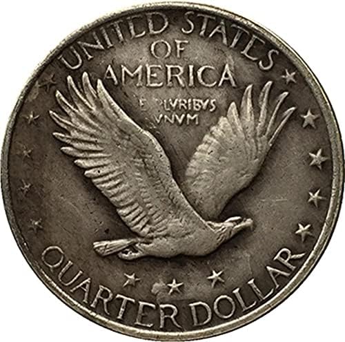 Възпоменателна Монета Криптовалюта Любима Монета 1927 Американски Орел Свобода сребърно покритие Масивна Монета Копие Колекция