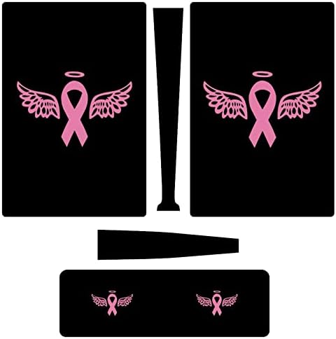 Крилата на Ангел Татуировка на Рак на млечната жлеза Лента 3 бр. Стикер на Цялото Тяло Стикер за PS5 Digital