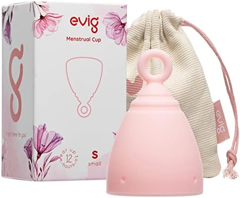 Менструални чаши EVIG - Компактни - Малки - Гъвкави - за Многократна употреба Менструални чаши - Менструална чаша е Алтернатива