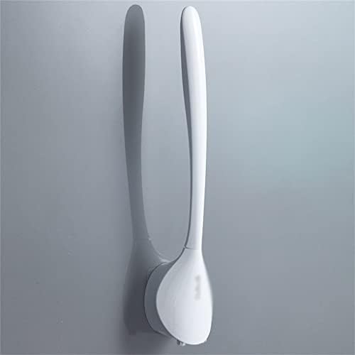 LIRUXUN Силиконовата четка за тоалетна и скоба Компактен Стенен монтаж комплект за почистване без перфорация Аксесоари за