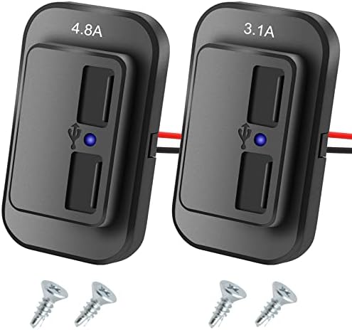 12 USB-Изход за телефон, Зарядно за Кола за АВТОБУСА USB изхода, RV С Два USB-порта 12 В 24 В, Монтиране на панел за автомобили,