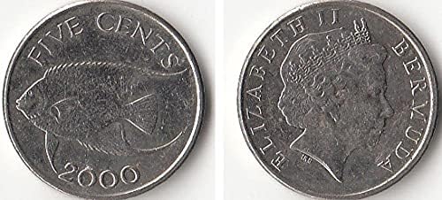 Бермудските острови, Бермудските острови 10 Точки Монета Година на Случайни Чуждестранни Монети Събиране на монети
