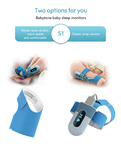 Babytone Детски кислороден монитор, на монитора на съня на бебето, проследяване на средното ниво на O2, честотата