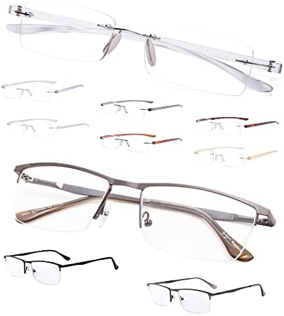 Комплект за класически Очила за четене Gr8Sight за жени и мъже +0,5