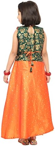 Жаккардовый Топ с Баской в Етнически стил за Момичета Ashwini | Индийски Етническа Детски дрехи