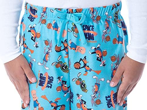 Space Jam - Нови Пижамные панталони Legacy за момчета с характерен модел за почивка