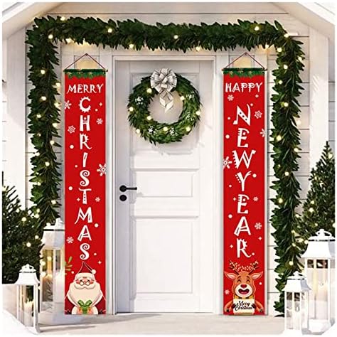 Коледна украса PIFUDE, за Украса на Коледното врати, Весела Коледна украса, Домашни Висящи Коледна украса, подарък