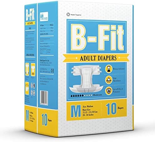 Памперси B-Fit Economy за възрастни | Пелена за предпазване от инконтиненция на урината | Максимална впитывающая