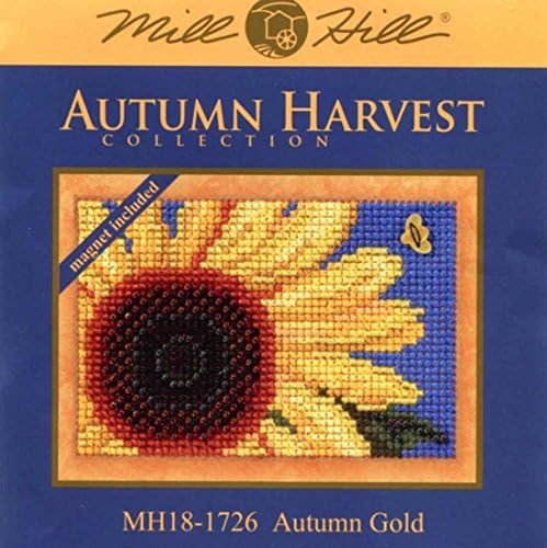Есенен Комплект Бижута за Бродерия на кръстат бод от Златни Мъниста Mill Hill 2017 Autumn Harvest MH181726