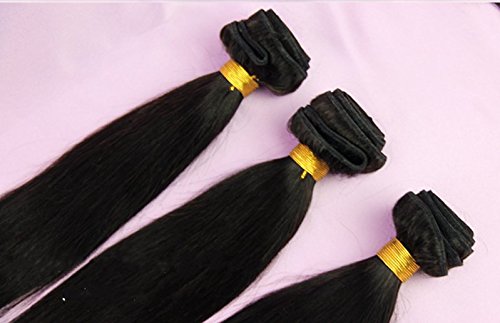2018 Популярни DaJun Hair 8A 3-Лентов Лейси Закопчалката С Лъчите на Преки Индийски Девствени Косата Комплект