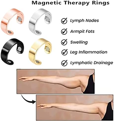 XIAOCONG Лимфодренажное Терапевтични Магнитен Пръстен, Магнитни пръстени-Неспокойни за жени, Магнитно Лимфодренажное пръстен