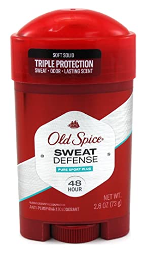 Против изпотяване на Old Spice Pure Sport + Soft Твърди, 2,6 грама (опаковка от 2 броя)