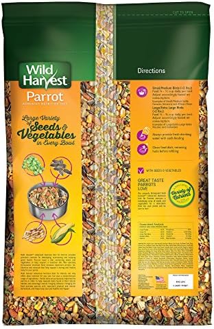 Чанта Wild Harvest Advanced Nutrition Parrot с тегло 8 кг, бял