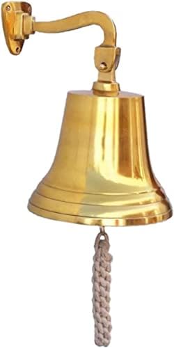 7 Корабельный камбанка от плътен месинг - е Оборудван с трайни вратата разговор в група - Стенен Гигантски звънец за дома - Декорация