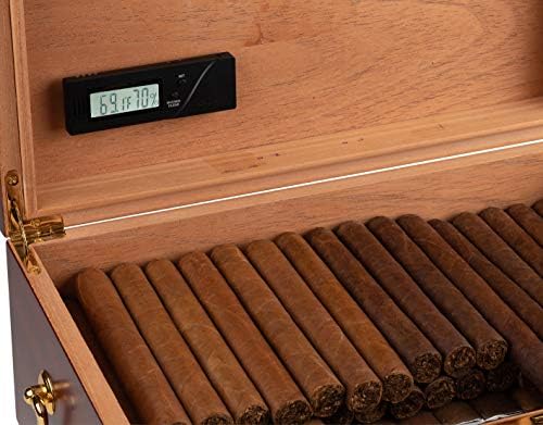 Дигитален влагомер Cigar Oasis Calibre IV от Western Humidor - Класически дизайн с тънък профил и показанията