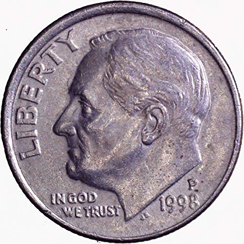 1998 Rv Рузвелт Десет цента 10 цента е Много Добре