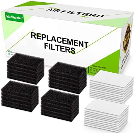 40 Опаковки филтри CPAP - Полистирен филтри и сверхтонкой почистване за серия Respironics M, за PR System One, за серия