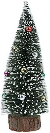 Amosfun 20 см Цветни Бисерный Борова Тенис на Коледа Коледа Украшение за Дома Магазин за Офис