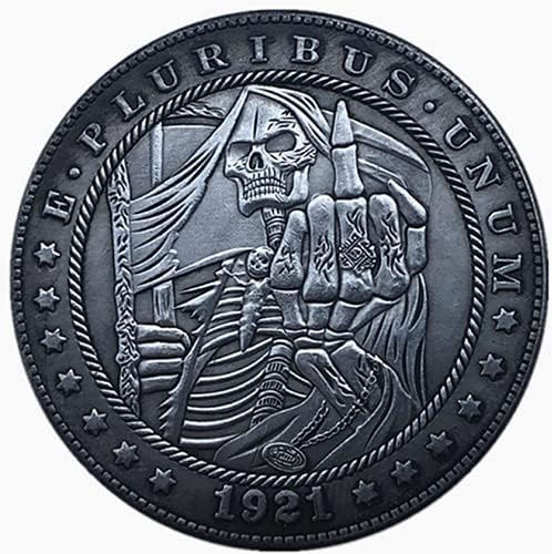 Са подбрани Монета американски Скелета на един Пират, копия на Антични Монети, Морган Скитници, Запомнящо