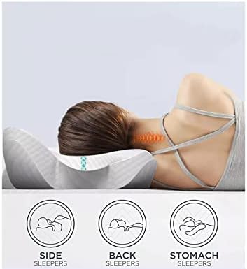 Възглавница REMI от пяна с памет ефект за шийката на матката, Ергономични Възглавници от Болки в шията и раменете,
