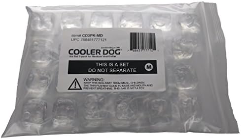 Набор от сменяеми лед CoolerDog за охлаждане жилетка и яка Cooler Dog (3 опаковки) (XL)
