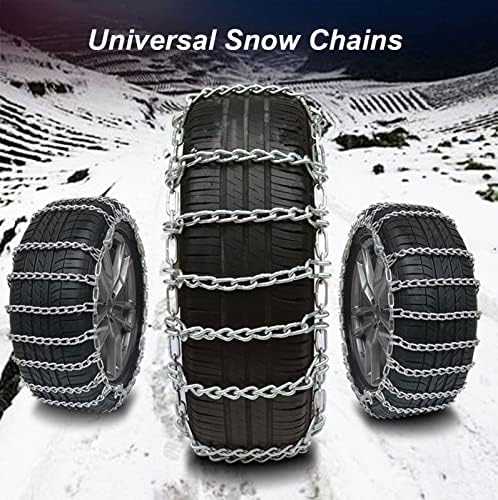Вериги за сняг за гуми Универсална Дърпане верига за гуми-Мини на Веригата за Леки автомобили, Пикапи и джипове,