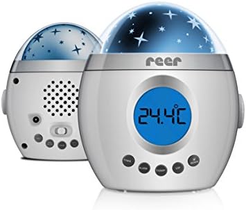 Лампа за сън Reer 52050 MyMagicStarlight със Звездна проектор и функция за възпроизвеждане на музика, 1 бр. (1 опаковка)